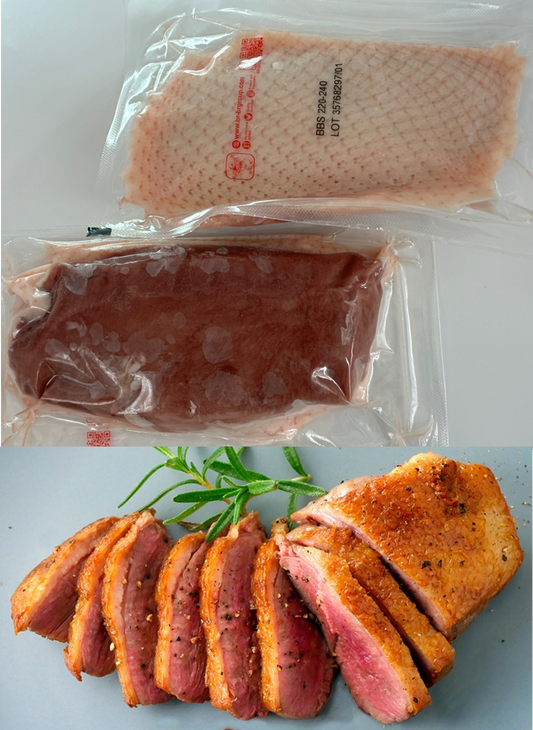 鴨ムネ肉ステーキカット 220-240サイズ　（タイ産チェリバレー）