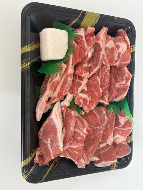 業務用)生ラムショルダー スライス、焼肉・炒め用500ｇ～ タレなし冷凍真空パック